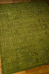 Nourison Silk Infusion SIF02 Green Area Rug 8' X 10' Floor Shot