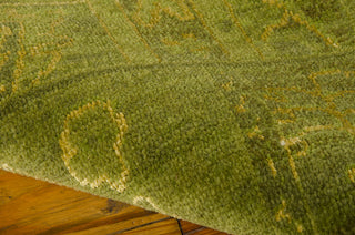 Nourison Silk Infusion SIF02 Green Area Rug 8' X 10' Texture Shot