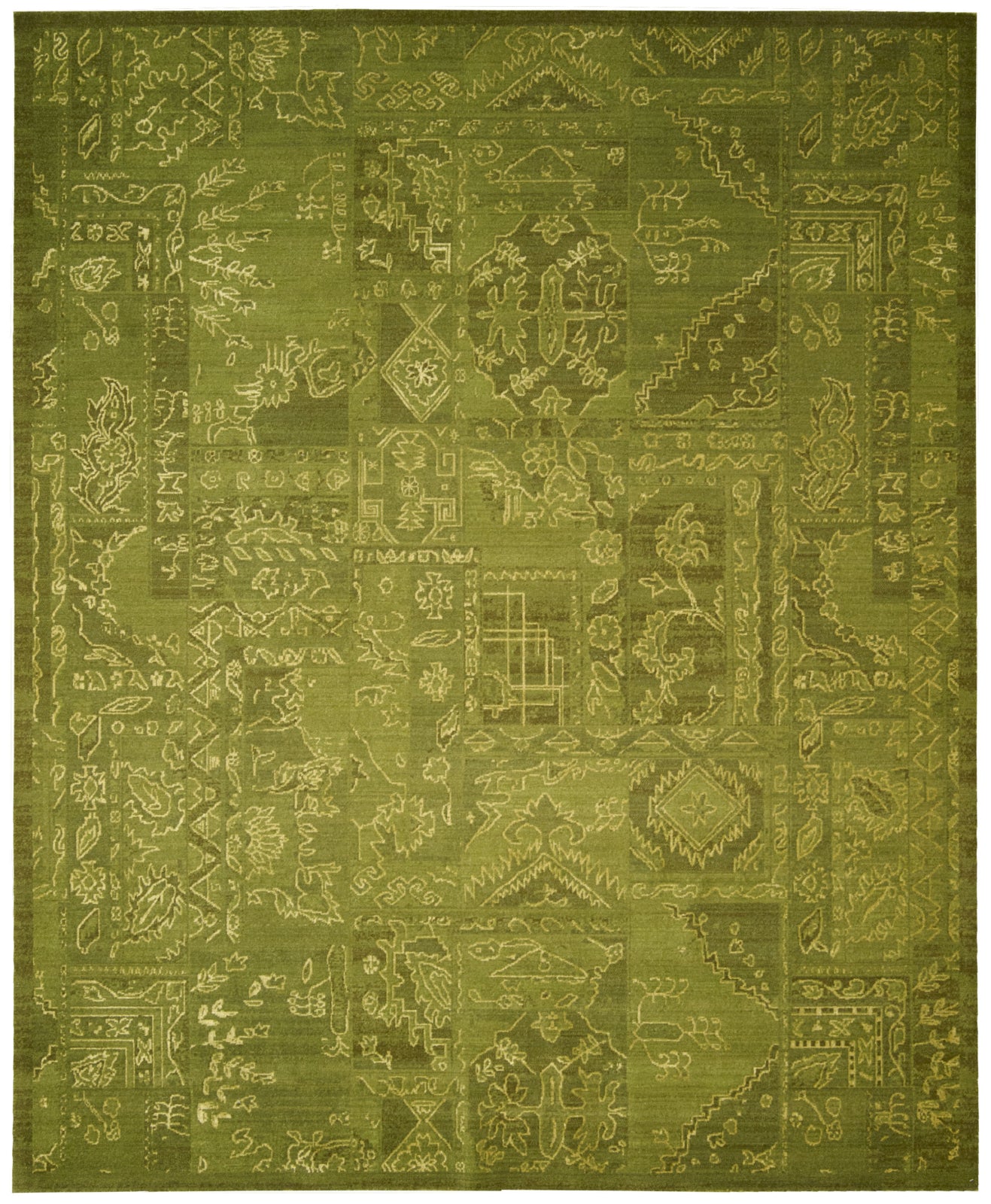 Nourison Home and Garden RS089 Green Area Rug – Incredible Rugs and Decor