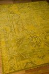 Nourison Silk Infusion SIF02 Yellow Area Rug 8' X 10' Floor Shot