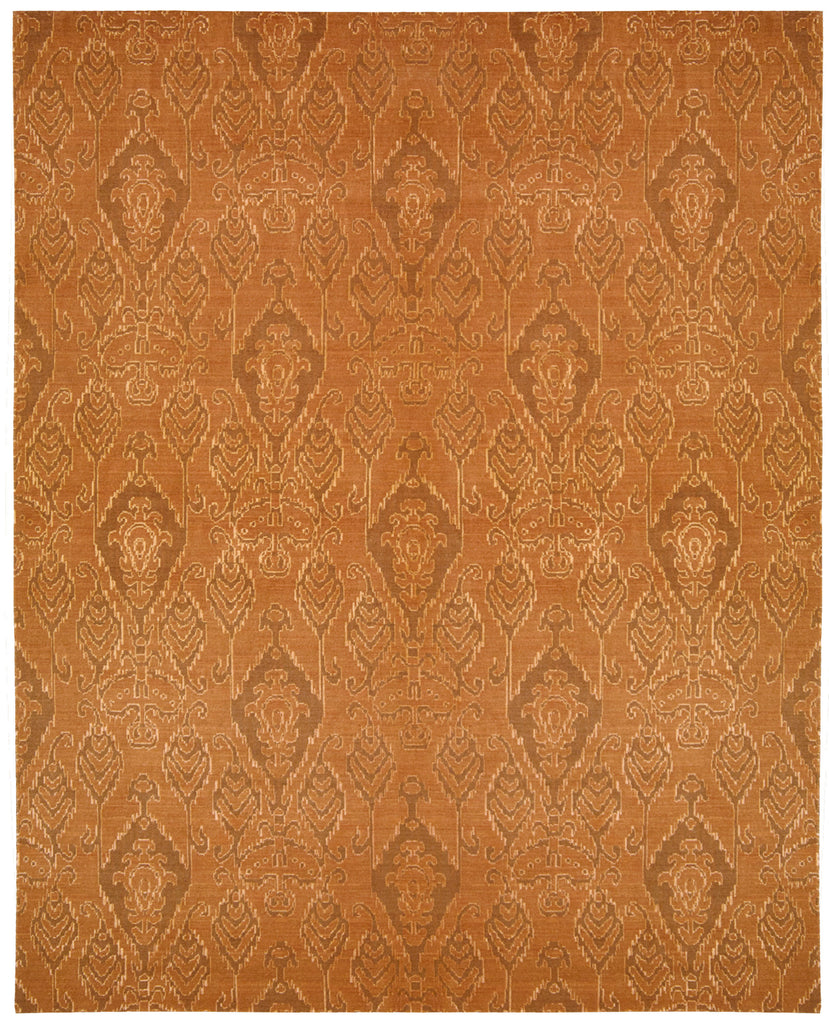 Nourison Silk Infusion SIF03 Dark Rust Area Rug main image