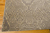 Nourison Silk Infusion SIF03 Grey Area Rug 8' X 10' Corner Shot