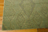 Nourison Silk Infusion SIF03 Seafoam Area Rug 8' X 10' Corner Shot