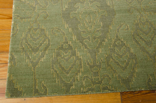 Nourison Silk Infusion SIF03 Seafoam Area Rug 8' X 10' Corner Shot