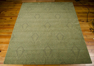 Nourison Silk Infusion SIF03 Seafoam Area Rug 8' X 10' Floor Shot Feature