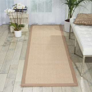 Nourison Sisal Soft SSF01 Eggshell Area Rug Room Image Feature