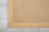 Nourison Sisal Soft SSF04 Sand Area Rug Corner Image