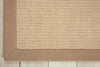 Nourison Sisal Soft SSF05 Hazelnut Area Rug Corner Image