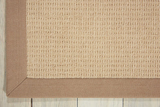 Nourison Sisal Soft SSF05 Hazelnut Area Rug Corner Image