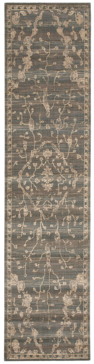 Nourison Silk Elements SKE30 Azure Area Rug main image