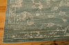 Nourison Silk Elements SKE30 Azure Area Rug Corner Image