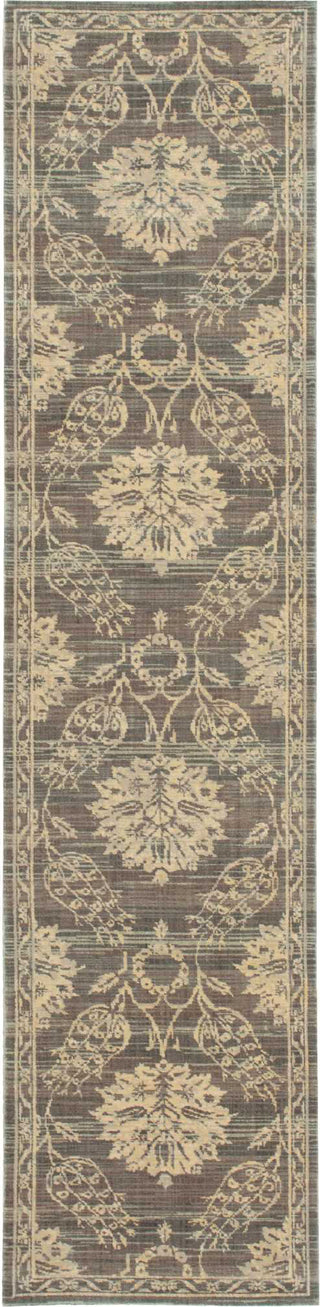 Nourison Silk Elements SKE31 Graphite Area Rug 