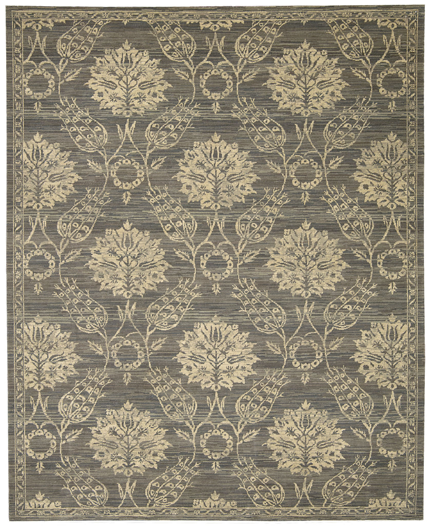 Nourison Silk Elements SKE31 Graphite Area Rug main image