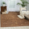 Nourison Silk Elements SKE02 Cocoa Area Rug Room Image Feature