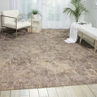 Nourison Silk Elements SKE19 Mushroom Area Rug