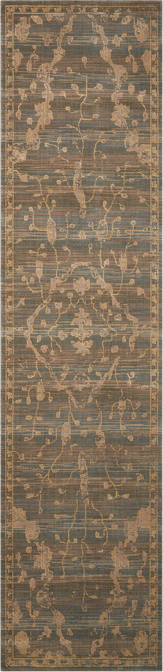 Nourison Silk Elements SKE30 Azure Area Rug