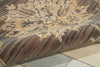 Nourison Silk Elements SKE31 Graphite Area Rug Detail Image