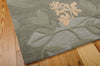 Nourison Skyland SKY01 Green Area Rug 6' X 8' Corner Shot