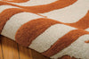 Nourison Skyland SKY05 Ivory Rust Area Rug Detail Image