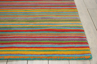 Nourison Skyland SKY02 Stripe Area Rug Detail Image