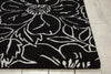Nourison Skyland SKY04 Black Ivory Area Rug Detail Image