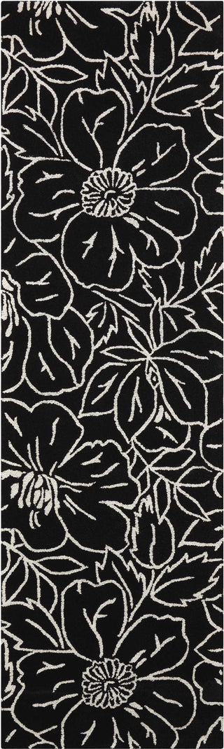 Nourison Skyland SKY04 Black Ivory Area Rug