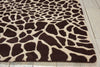 Nourison Skyland SKY06 Brown Ivory Area Rug Detail Image