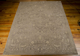 Nourison Silken Allure SLK02 Taupe Area Rug 8' X 10' Floor Shot Feature