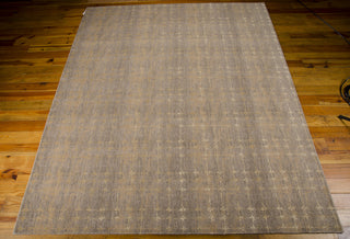 Nourison Silken Allure SLK07 Grey Area Rug 8' X 10' Floor Shot Feature