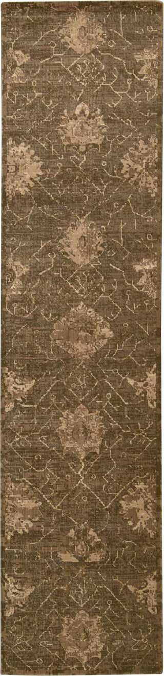 Nourison Silken Allure SLK08 Chocolate Area Rug 