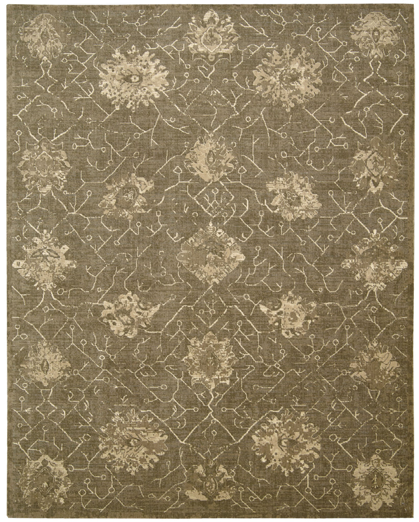 Nourison Silken Allure SLK08 Chocolate Area Rug main image