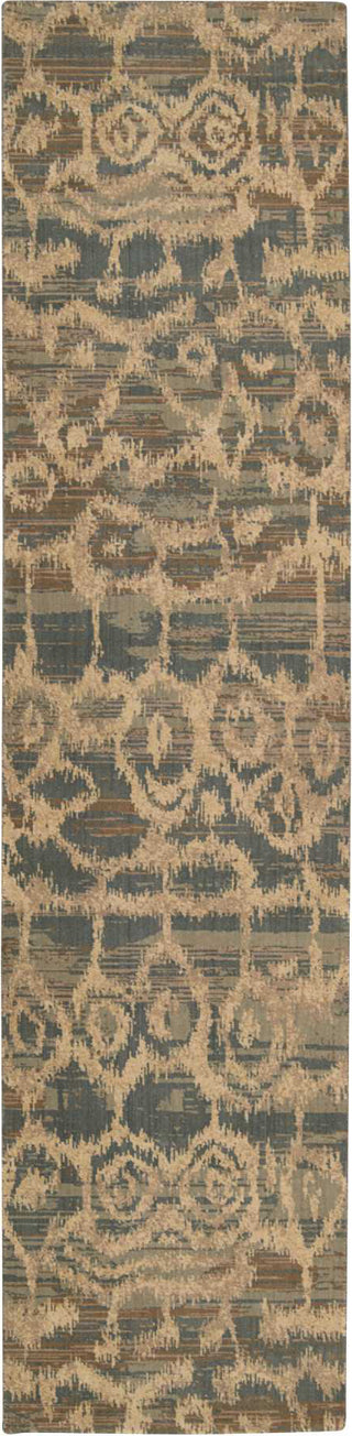 Nourison Silken Allure SLK10 Teal Area Rug 