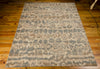 Nourison Silken Allure SLK10 Teal Area Rug 8' X 10' Floor Shot Feature