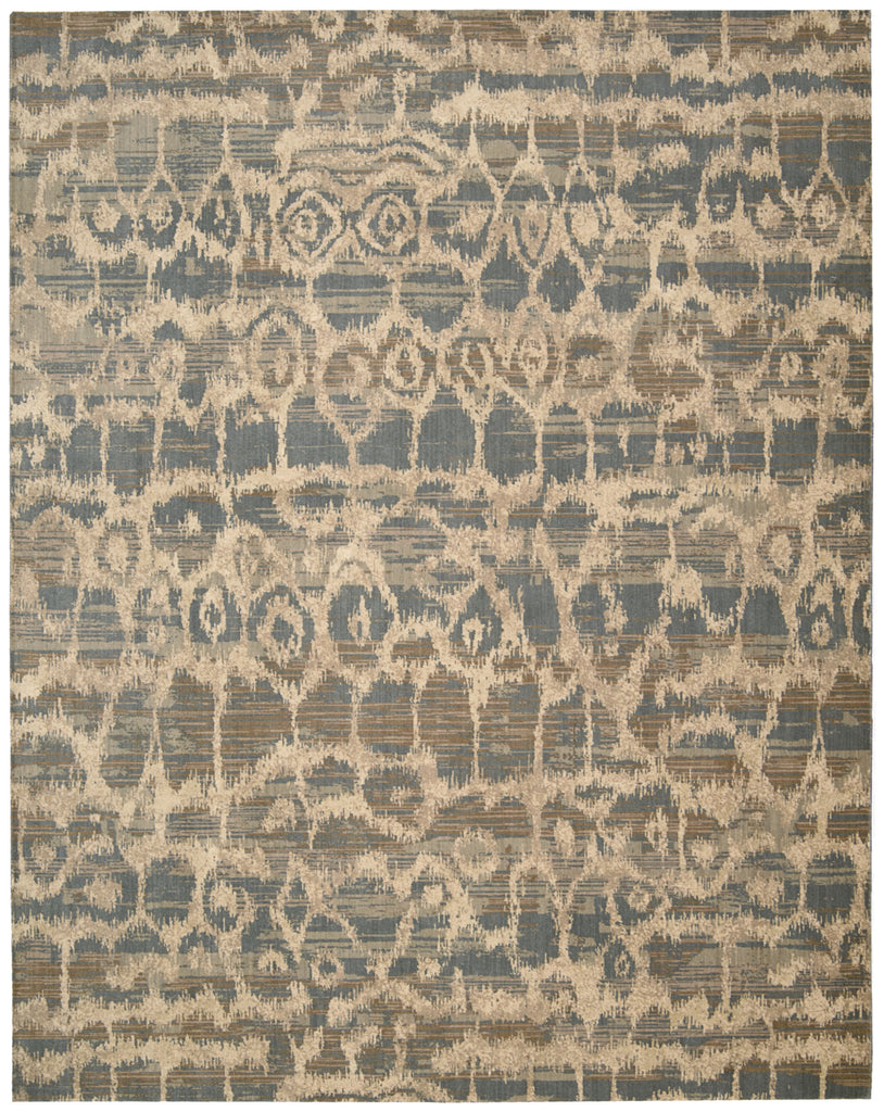 Nourison Silken Allure SLK10 Teal Area Rug main image