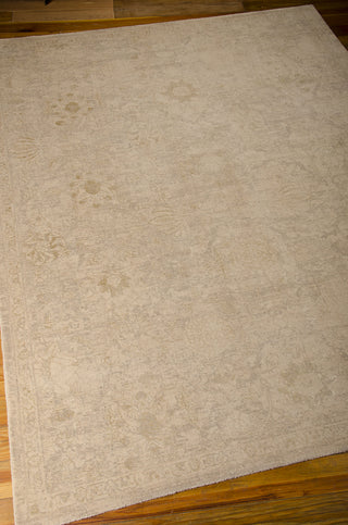 Nourison Silken Allure SLK12 Sand Area Rug 8' X 10' Floor Shot