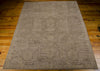 Nourison Silken Allure SLK15 Taupe Area Rug 8' X 10' Floor Shot Feature