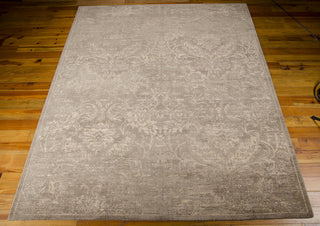 Nourison Silken Allure SLK19 Mushroom Area Rug 8' X 10' Floor Shot