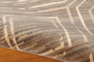 Nourison Silken Allure SLK24 Smoke Area Rug Detail Image