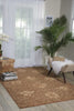 Nourison Silken Allure SLK08 Chocolate Area Rug Room Image Feature