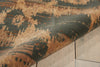 Nourison Silken Allure SLK10 Teal Area Rug Detail Image