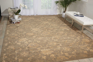 Nourison Silken Allure SLK11 Moss Area Rug Room Image Feature