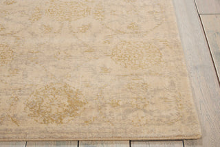 Nourison Silken Allure SLK12 Sand Area Rug Detail Image