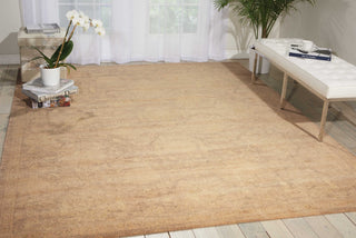 Nourison Silken Allure SLK12 Sand Area Rug Room Image