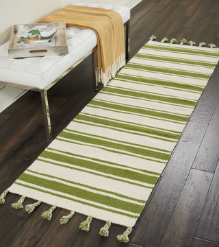 Nourison Solano SLN01 Ivory/Green Area Rug Room Image