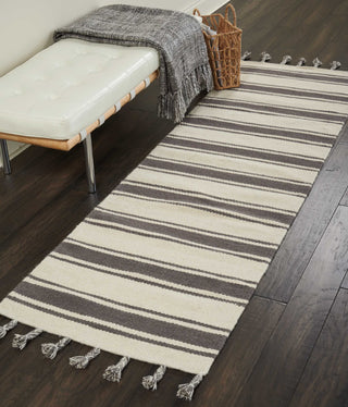 Nourison Solano SLN01 Ivory/Grey Area Rug Room Image