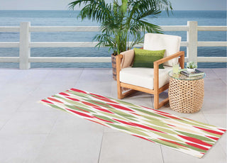 Nourison Sun and Shade SND01 Bits Pieces Blossom Area Rug by Waverly Room Image