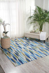 Nourison Sun and Shade SND01 Bits Pieces Seaglass Area Rug by Waverly Room Scene 2
