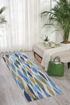 Nourison Sun and Shade SND01 Bits Pieces Seaglass Area Rug by Waverly Room Scene 3