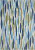 Nourison Sun and Shade SND01 Bits Pieces Seaglass Area Rug by Waverly Main Image
