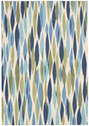 Nourison Sun and Shade SND01 Bits Pieces Seaglass Area Rug by Waverly main image